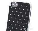 Luxe-Case Μαύρη με Στρασάκια για iPhone4