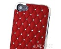 Luxe-Case Κόκκινη με Στρασάκια για iPhone4