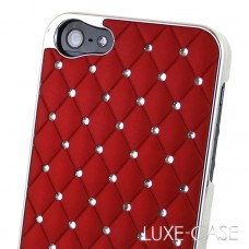 Luxe-Case Κόκκινη με Στρασάκια για iPhone4