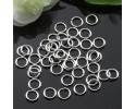 Συνδετικό κρικάκι, ανοιχτό 6mm σετ 50 τεμ