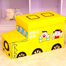 Κουτί Αποθήκευσης - Σκαμπό - Παιδικό Τρενάκι με 2 Θέσεις