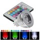 3W Λάμπα Σποτ LED MR16 RGB με Τηλεκοντρόλ 16 Χρωμάτων