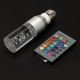 LED Λάμπα Κρύσταλλο E27 3W RGB 16 Χρωμάτων με IR Remote Control