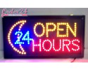 ΦΩΤΕΙΝH ΠΙΝΑΚΙΔA ΕΠΙΓΡΑΦΗ LED OPEN 24 HOURS για Καταστήματα