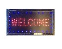 ΦΩΤΕΙΝΗ ΠΙΝΑΚΙΔΑ ΕΠΙΓΡΑΦΗ LED - WELCOME - ΜΠΛΕ ΚΟΚΚΙΝΟ